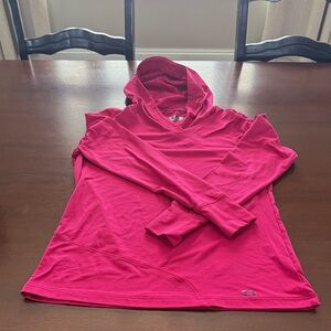 Under Armour Fuchsia Pullover Hoodie